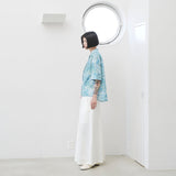 ¥【予約商品|6月中旬お届け】ノーカラーシャツ「クリスマスツリーショップ」SATO