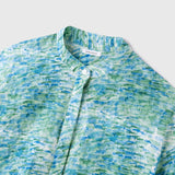 ¥【予約商品|6月中旬お届け】ノーカラーシャツ「クリスマスツリーショップ」SATO