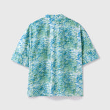 ¥【予約商品|6月中旬お届け】ノーカラーシャツ「クリスマスツリーショップ」SATO