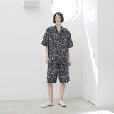 ¥【予約商品|6月下旬お届け】オープンカラーシャツ「(無題)(丸)」Sanae Sasaki