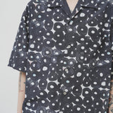 ¥【予約商品|6月下旬お届け】オープンカラーシャツ「(無題)(丸)」Sanae Sasaki