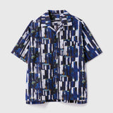 ¥【予約商品|6月下旬お届け】オープンカラーシャツ「海」Kaoru Iga