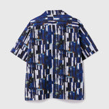 ¥【予約商品|6月下旬お届け】オープンカラーシャツ「海」Kaoru Iga