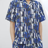 ¥【予約商品|6月下旬お届け】オープンカラーシャツ「海」Kaoru Iga