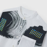 バンドカラーシャツ「タイトル不明」