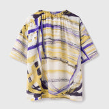 ¥【予約商品|7月上旬お届け】リネンブラウス「ももこ」Momoko Nakagawa