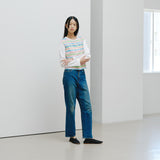 ¥【予約商品|8月末〜9月上旬お届け】コットンカーディガン「colorful brush1 - mm2025」marina