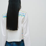 ¥【予約商品|8月末〜9月上旬お届け】コットンカーディガン「colorful brush1 - mm2025」marina