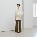 ¥【予約商品|8月末〜9月上旬お届け】アートパネル半袖シャツ「kin - mm2024」marina