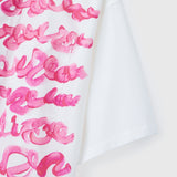 ¥【予約商品|8月末〜9月上旬お届け】アートパネル半袖シャツ「pink - mm2024」marina