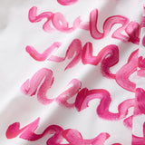 ¥【予約商品|8月末〜9月上旬お届け】アートパネル半袖シャツ「pink - mm2024」marina