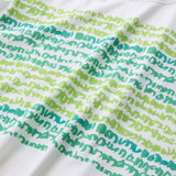 ¥【予約商品|8月末〜9月上旬お届け】アートボーダーTシャツ「green brush - mm2025」marina