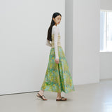 ¥【予約商品|8月下旬お届け】フロントギャザースカート「旅行」Hiroo Suzuki