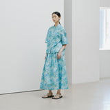 ¥【予約商品|8月下旬お届け】フロントギャザースカート「クリスマスツリーショップ」SATO