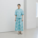 ¥【予約商品|8月下旬お届け】フロントギャザースカート「クリスマスツリーショップ」SATO