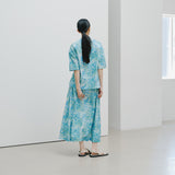 ¥【予約商品|8月下旬お届け】フロントギャザースカート「クリスマスツリーショップ」SATO