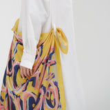 ¥【予約商品|9月中旬お届け】スカーフループ付きシャツワンピースHERALBONY