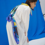 ¥【予約商品|9月中旬お届け】スカーフループ付きシャツワンピースHERALBONY