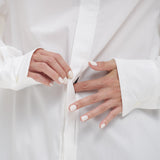 ¥【予約商品|9月中旬お届け】スカーフループ付きシャツワンピースHERALBONY