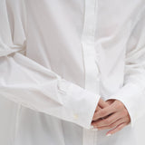 ¥【予約商品|9月中旬お届け】スカーフループ付きシャツワンピースHERALBONY