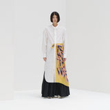 ¥【予約商品|9月中旬お届け】スカーフループ付きシャツワンピースHERALBONY