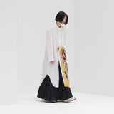 ¥【予約商品|9月中旬お届け】スカーフループ付きシャツワンピースHERALBONY