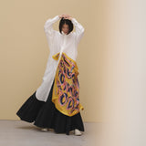 ¥【予約商品|9月中旬お届け】スカーフループ付きシャツワンピースHERALBONY