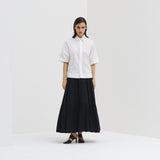 ¥【予約商品|9月中旬お届け】スカーフループ付きショートシャツHERALBONY