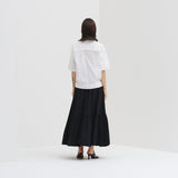 ¥【予約商品|9月中旬お届け】スカーフループ付きショートシャツHERALBONY