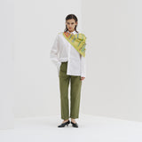 ¥【予約商品|9月中旬お届け】スカーフループ付きシャツHERALBONY