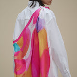 ¥【予約商品|9月中旬お届け】スカーフループ付きシャツHERALBONY