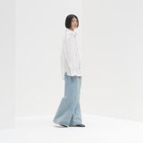 ¥【予約商品|9月中旬お届け】スカーフループ付きシャツHERALBONY