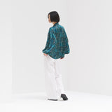 ¥【予約商品|9月下旬お届け】サテンボウタイブラウス「こもれび」Kaoru Iga