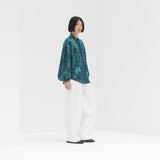 ¥【予約商品|9月下旬お届け】サテンボウタイブラウス「こもれび」Kaoru Iga