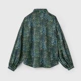 ¥【予約商品|9月下旬お届け】サテンボウタイブラウス「こもれび」Kaoru Iga