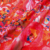 ¥【予約商品|9月下旬お届け】サテンボウタイブラウス「りんごのブーケ」Yuh Mitani