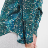 ¥【予約商品|9月下旬お届け】サテンシャツブラウス「こもれび」Kaoru Iga