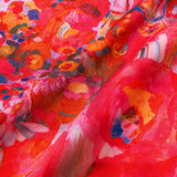 ¥【予約商品|9月下旬お届け】サテンシャツブラウス「りんごのブーケ」Yuh Mitani