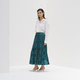 ¥【予約商品|9月下旬お届け】サテンスカート「こもれび」Kaoru Iga