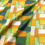 ¥【予約商品|9月下旬お届け】サテンスカート「緑の風景」Kaoru Iga