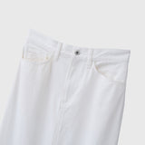 デニムスカート(ホワイト)「heart-mm2024」