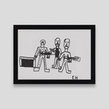 「ペストのベーシスト」原画作品