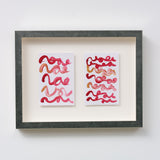 「Red Brush Card 2607」「Red Brush Card 2608」原画作品