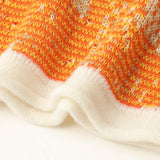 Circle-Pattern Knit Pullover (Art-Inspired)「Untitled」