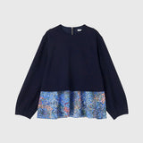 Art Ruffle Long Sleeve「(無題)(青)」