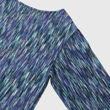 【予約商品|9月下旬お届け】Color Stripe Boatneck Long-Sleeve Top (Art-Inspired)「夜景」