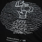 ¥※予約商品|3月下旬お届け※【APPI JAZZY SPORT|HERALBONY】 限定Tシャツ「marina - moji003」marina