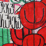 ¥シルクサテンスカーフ「apples」(Paris Edition)Nozomi Fujita