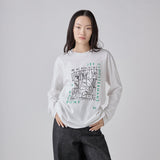 ¥Art Long Sleeve T「gevlekte olifanten met poezen」Jef Cloostermans