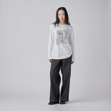 ¥Art Long Sleeve T「gevlekte olifanten met poezen」Jef Cloostermans